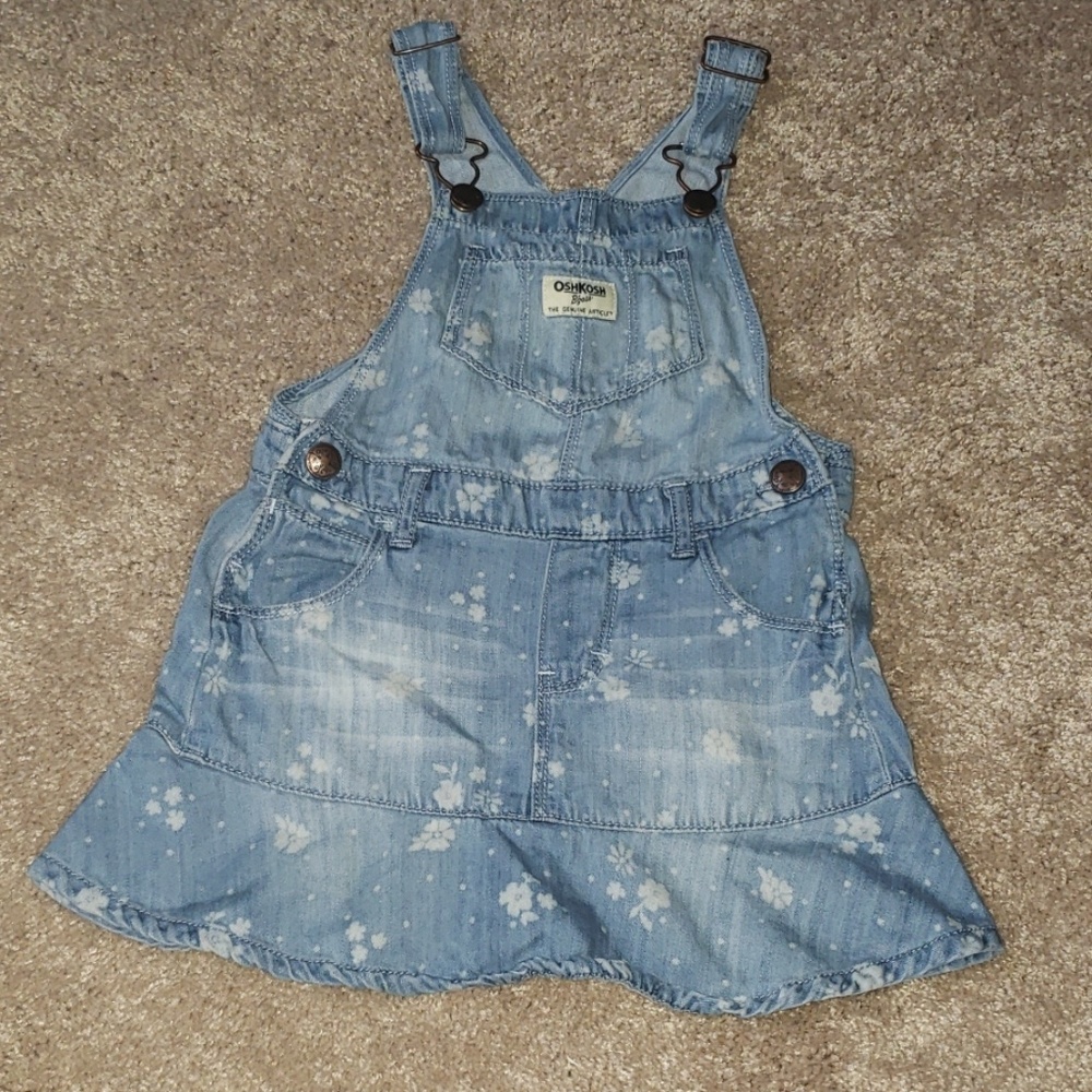 Jean Dress Overall 4t